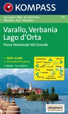 Kompass Karten: Kompass Karte Varallo, Verbania, Lago d' Orta