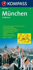 Kompass Stadtpläne: Kompass Stadtplan München, Großraum