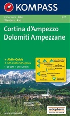Kompass Karten: Kompass Karte Cortina d' Ampezzo, Dolomiti Ampezzane