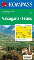 Kompass Karten: Kompass Karte Valsugana, Tesino