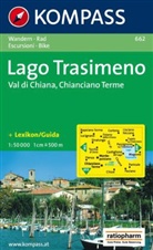 Kompass Karten: Kompass Karte Lago Trasimeno, Val di Chiana, Chianciano Terme