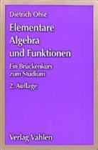 Dietrich Ohse - Elementare Algebra und Funktionen