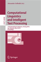 Alexande Gelbukh, Alexander Gelbukh - Computational Linguistics and Intelligent Text Processing