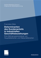 Franziska Weis - Determinanten des Kundenanteils in industriellen Geschäftsbeziehungen