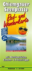 PublicPress Rad- und Wanderkarten: PublicPress Rad- und Wanderkarte Chiemgauer Seenplatte