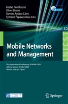 Ramon Agüero, Ramón Agüero Calvo, Ramon Agüero et al, Oliver Blume, Symeon Papavassiliou, Kostas Pentikousis - Mobile Networks and Management