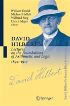 David Hilbert, William Ewald, Michae Hallett, Michael Hallett, Ulrich Majer, Ulrich Majer et al... - David Hilbert's Lectures on the Foundations of Mathematics and Physics - 2: David Hilbert's Lectures on the Foundations of Arithmetic and Logic, 1894-1917