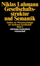 Niklas Luhmann - Gesellschaftsstruktur und Semantik. Bd.2