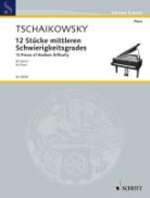 Peter Iljitsch Tschaikowsky, Ljudmila Korabelnikova, Ljudmila Korabel'nikova, Polina Vajdman, Polina E. Vajdman - 12 Stücke mittleren Schwierigkeitsgrades