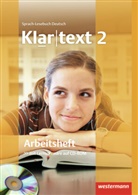 Kathleen Fleer, Ulrike Gollnick, Rolf Grimm, Andrea Heinrichs, Ellen Klaschka, Hans-Dieter Marx... - Klartext, Ausgabe Südwest - 2: Klartext - Ausgabe Südwest, m. 1 Buch, m. 1 Online-Zugang