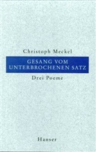 Christoph Meckel - Gesang vom unterbrochenen Satz