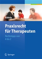 Ralph J Bährle, Ralph J. Bährle, Ralph Jürgen Bährle - Praxisrecht für Therapeuten