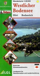 Landesamt für Geoinformation und Landentwicklung B, Landesam für Geoinformation und Landentwi, Lg - Topographische Wanderkarten Baden-Württemberg: Topographische Wanderkarte Baden-Württemberg Westlicher Bodensee