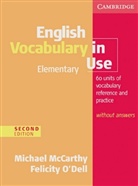 Carth, Michael McCarthy, Odell, O'DELL, Felicity O'Dell - English Vocabulary in Use, without answers (Second Edition)