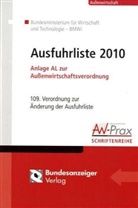 Ausfuhrliste 2010