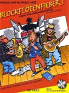 Ingrid Voss, Richard Voß - Blockflötenfieber, für Sopranblockflöte (barocke Griffweise), m. Audio-CD. Bd.1