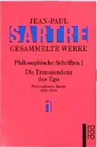 Jean-Paul Sartre, Vincen von Wroblewsky, Vincent von Wroblewsky - Philosophische Schriften I