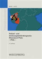 Thomas Lenz, Jürge Roos, Jürgen Roos - Polizei- und Ordnungsbehördengesetz Rheinland-Pfalz (POG)