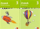 Zebra: 3. Schuljahr, Wissensbuch Sprache / Lesen, Basispaket, 2 Tle.