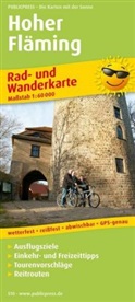 PublicPress Rad- und Wanderkarten: PublicPress Rad- und Wanderkarte Hoher Fläming