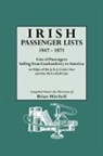Brian Mitchell - Irish Passenger Lists, 1847-1871. Lists of Passengers Sailing from Londonderry to America on Ships of the J. & J. Cooke Line and the McCorkell Line