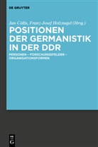 Ja Cölln, Jan Cölln, Holznagel, Holznagel, Franz-Josef Holznagel - Positionen der Germanistik in der DDR