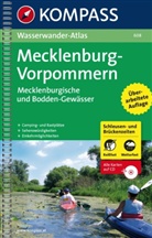 Kompass Wasserwander-Atlas Mecklenburg-Vorpommern, m. CD-ROM