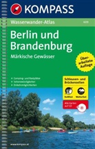 Kompass Wasserwander-Atlas Berlin und Brandenburg, m. CD-ROM
