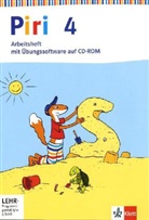 Piri, Das Sprach-Lese-Buch, Neuausgabe: 4. Schuljahr, Arbeitsheft m. CD-ROM