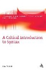 Jim Miller, Andreas Musolff - A Critical Introduction to Syntax