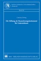 Caterina Döring - Die Stiftung als Finanzierungsinstrument für Unternehmen