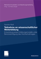 Sandra Wolf - Teilnahme an wissenschaftlicher Weiterbildung
