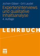 Gläse, Joche Gläser, Jochen Gläser, LAUDEL, Grit Laudel - Experteninterviews und qualitative Inhaltsanalyse