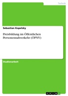 Sebastian Kopelsky - Preisbildung im Öffentlichen Personennahverkehr (ÖPNV)