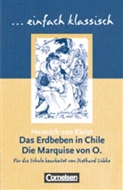 Heinrich Kleist, Heinrich von Kleist, Heinrich von Kleist, Diethar Lübke, Diethard Lübke - Das Erdbeben in Chile / Die Marquise von O.