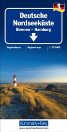 Hallwag Kümmerly+Frey AG - Kümmerly & Frey Karten: Deutsche Nordseeküste 1:275 000