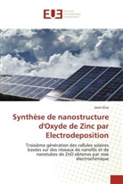 Jamil Elias - Synthèse de nanostructure d'Oxyde de Zinc par Electrodeposition