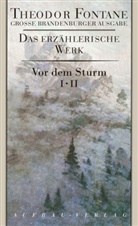 Theodor Fontane, Christine Hehle - Das erzählerische Werk - Bd.1/2: Vor dem Sturm, 4 Bde. in 2 Teilbdn.