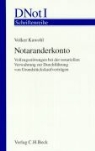 Volker Kawohl - Das Notarandenkonto