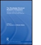 Pat Thomson, Melanie Walker, Pat Thomson, Melanie Walker - Routledge Doctoral Students Companion