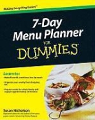 Susan Consumer Dummies Nicholson, Nicholson, Susan Nicholson - 7-Day Menu Planner for Dummies