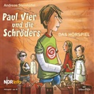 Andreas Steinhöfel, Barbara Auer, Ulrike Grote, Anton Sprick - Paul Vier und die Schröders - Das Hörspiel, 1 Audio-CD (Hörbuch)