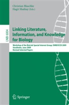 Blaschke, Blaschke, Christian Blaschke, Shatkay, Hagi Shatkay, Hagit Shatkay - Linking, Literature, Information, and Knowledge for Biologie