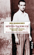 Max Mannheimer - Spätes Tagebuch