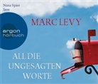Marc Levy, Nana Spier - All die ungesagten Worte, 4 Audio-CDs (Livre audio)