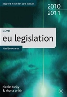 Nicole Busby, Nicole Smith Busby, Rhona Smith, Rhona K. M. Smith - Core Eu Legislation