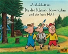 Axel Scheffler, Axel Scheffler, Marku Weber, Markus Weber - Die drei kleinen Schweinchen und der böse Wolf