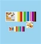 Faltbl&auml;tter Tangrami, sortiert, Papierset