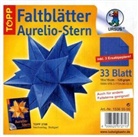 Faltblätter Aurelio-Stern, Stream königsblau, Papierset