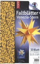 Faltblätter Venezia-Stern, Goldranken